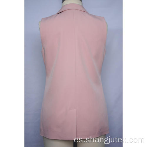 Chaqueta casual sin mangas para mujeres